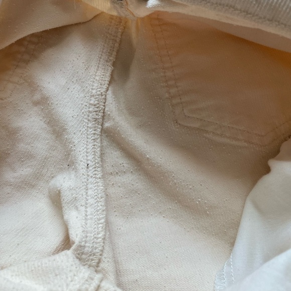 American Eagle Curvy High Rise Kick Boot Corduroy Pants Cream 10 Cottagecore - Picture 8 of 10